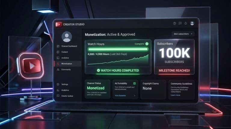 YouTube Monetization Accelerated: Fast-Tracking 4,000 Watch Hours and 1,000 Subscribers Safely